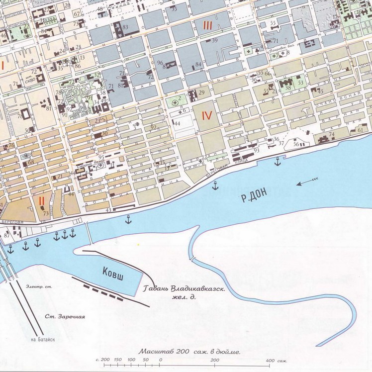 Карта топографическая ростов